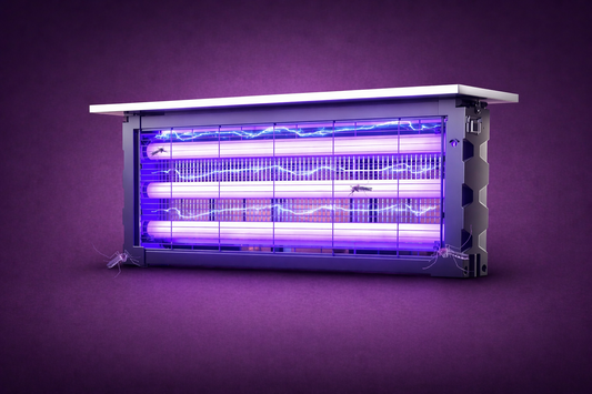 Grande Lampe Solaire Anti-Moustiques 2-en-1